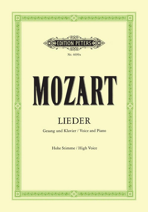 Lieder: 50 Songs (High Voice/Hohe Stimme), High Voice and Piano