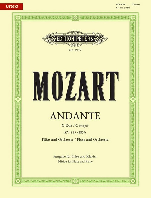 Andante C Kv315 , Flute and Piano