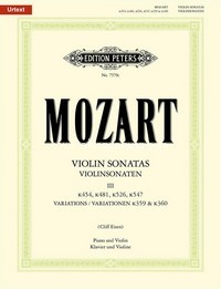 Violin Sonatas Volume 3, Violin and Piano