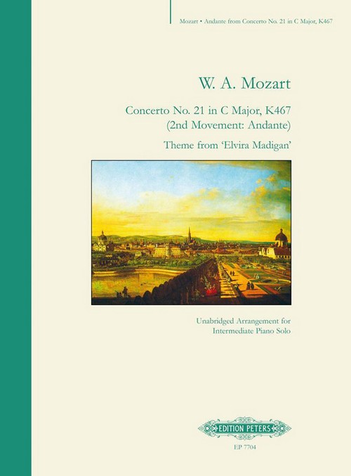 Concert No. 21, in C Major, KV 467: Andante, Piano. 9790577084640