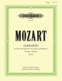 Violin Concerto No.4 In D K.218, Violin and Piano