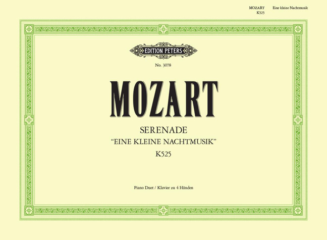 Eine Kleine Nachtmusik K.525, Piano, 4 Hands