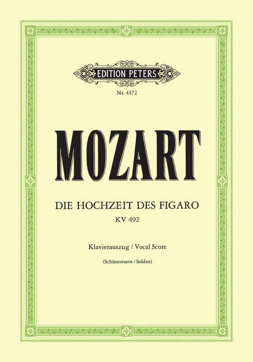 The Marriage Of Figaro, Piano Reduction