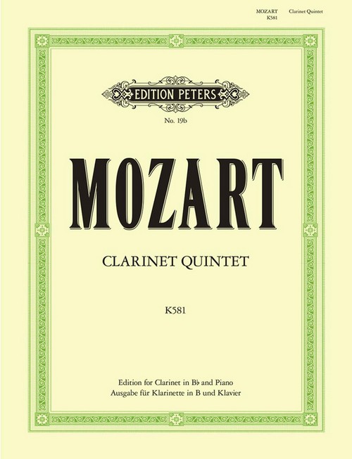 Clarinet Quintet KV 581, Clarinet and Piano