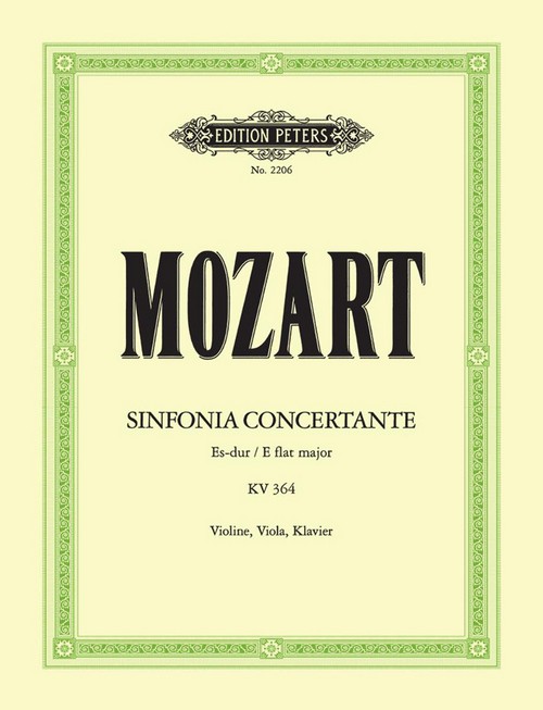 Sinfonia Concertante in E flat: for Violin, Viola & Orchestra K364, Violin, Viola and Orchestra