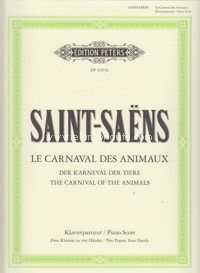 Le Carnaval des animaux , Two Pianos, Four Hands. 9790014104795