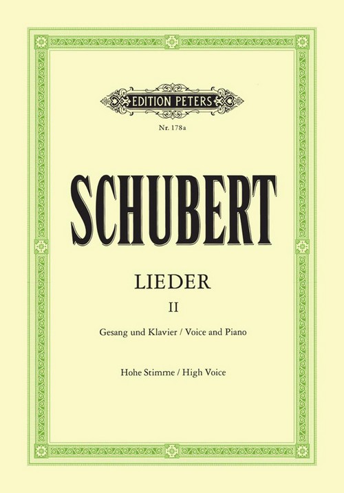 Lieder, vol.  2, High Voice and Piano