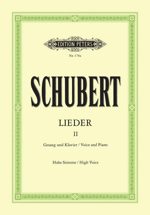 Lieder, vol.  2, High Voice and Piano. 9790014002411