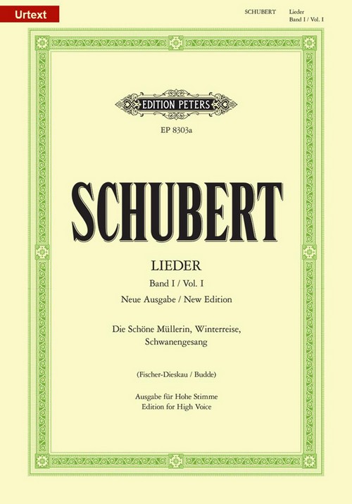 Lieder Volume 1 - High Voice, Vocal and Piano