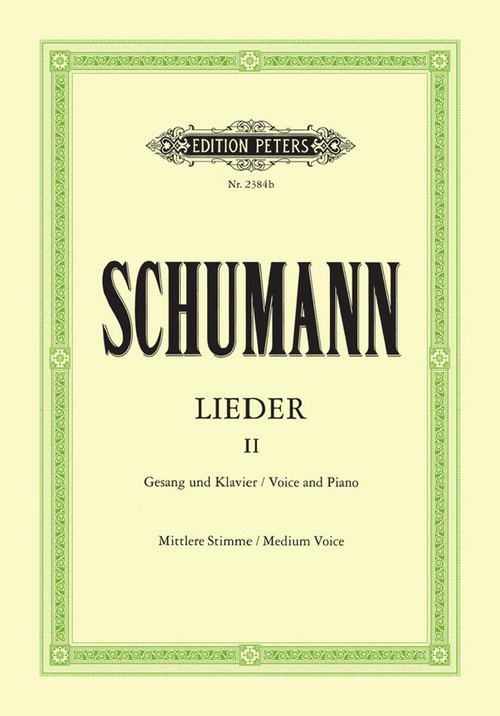 Lieder II, Medium Voice, Vocal and Piano. 9790014010805