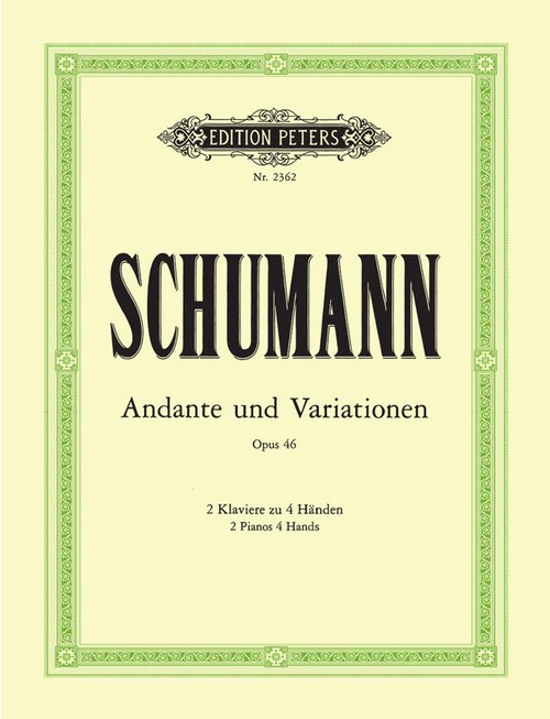 Andante & Variations in B flat Op.46,, 2 Pianos
