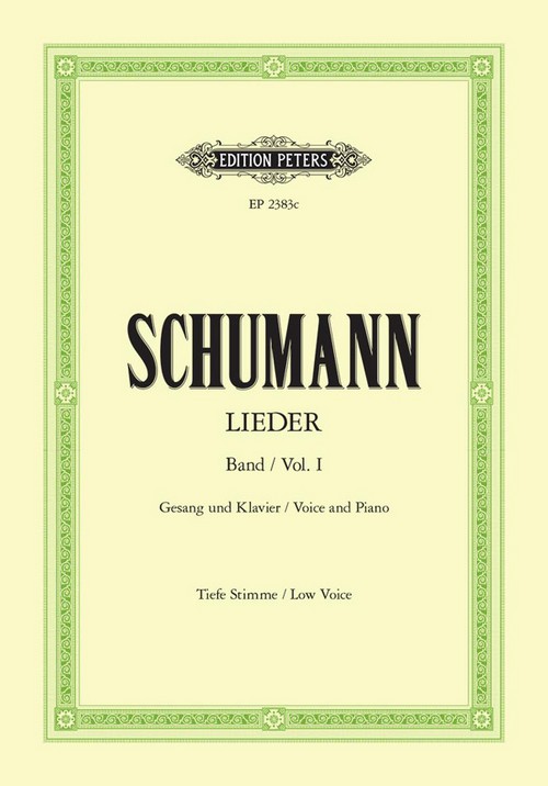 Lieder I, Low Voice and Piano