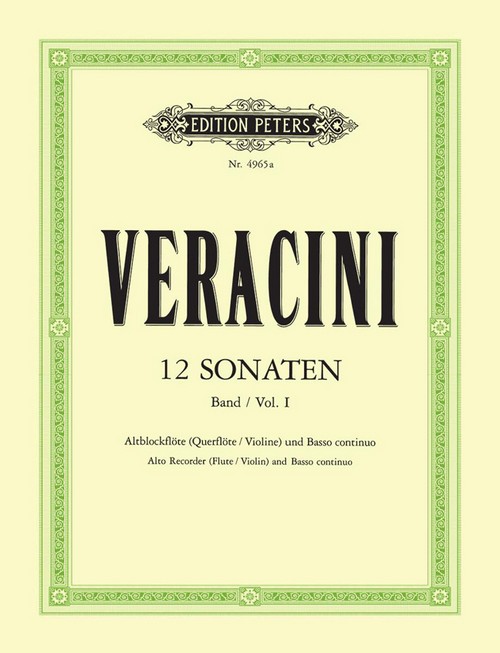12 Sonatas Op.1, Vol.1, Violin and Piano. 9790014034993