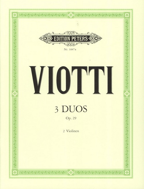 3 Duos Op. 29, 2 Violins