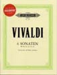 6 Sonaten, RV 40/41/43/45-47: mit 2 CDs: Continuo-Begleitung zur Solostimme, Cello and Piano