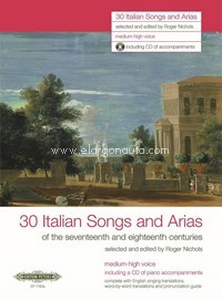 30 Italian Songs & Arias, Vocal and Piano, Medium-High Voice. 9790577085562