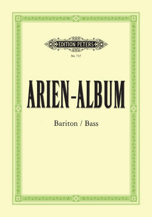 Arien Album Bariton (Bass), Vocal and Piano. 9790014004866