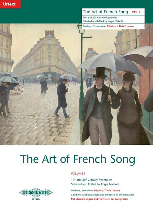 Art of French Song, vol. 1 (Low Voice), Piano, Vocal. Urtext