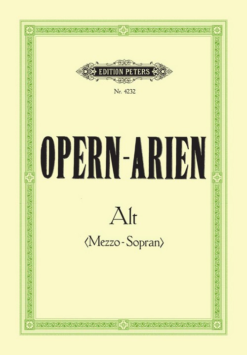 Opern Arien Alt (Mezzo), Vocal and Piano