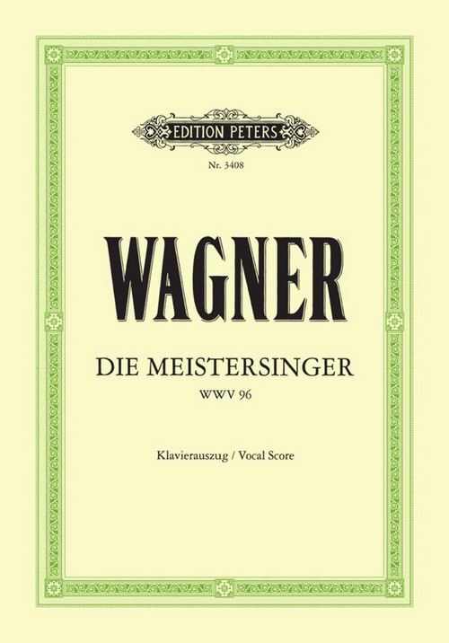 The Mastersingers Of Nuremberg, Piano Reduction. 9790014016173