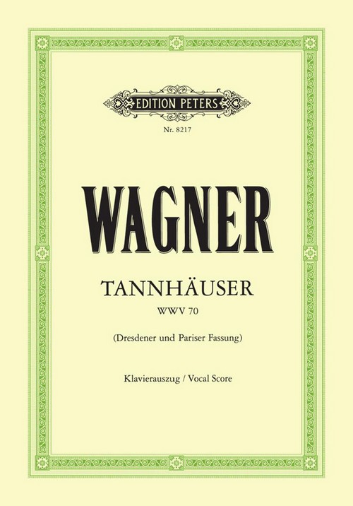 Tannhäuser, Vocal and Piano. 9790014062927