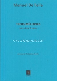 3 Mélodies pour chant et piano. 9790048048782