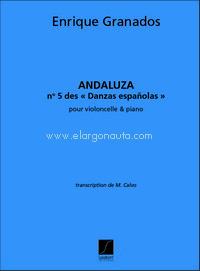 Andaluza, danse espagnole nº 5, pour violoncelle et piano