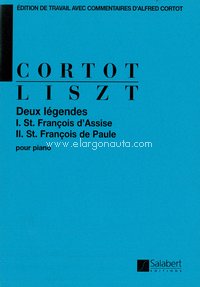 Deux légendes: St. François d'Assise, St. François de Paule - Ed. A. Cortot - pour piano, Piano