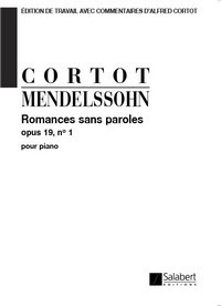 Romances Sans Parole (Select. Cortot) Piano