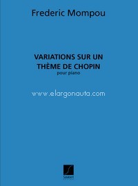 Variations sur un Thème de Chopin, Piano