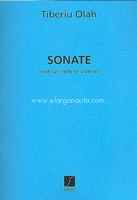 Sonate: Pour clarinette seule en si bémol, Clarinet. 9790048001077