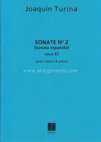 Sonata nº 2 para violín y piano, opus 82 "Española". 9790048004863