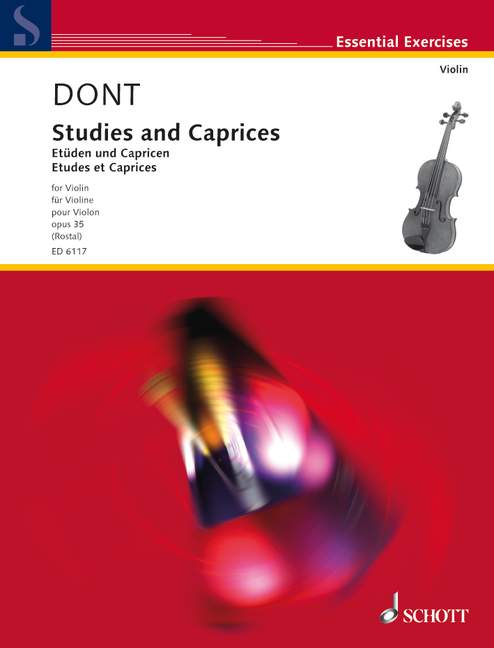 Studies and Caprices, op. 35, for Violin = Etudes et caprices, op. 35, pour violon. 9783795797003