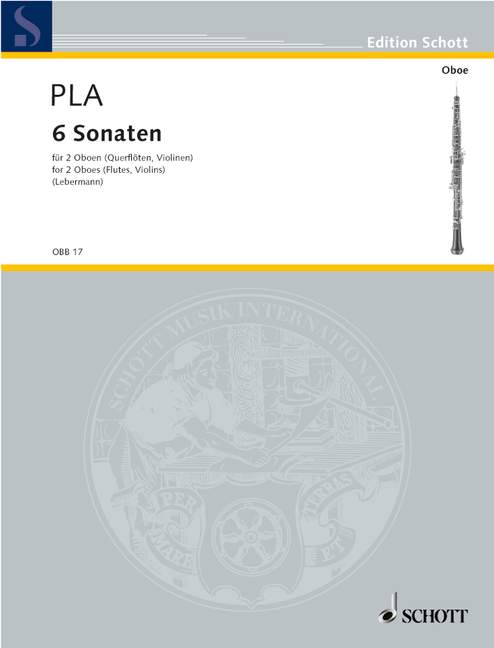 6 Sonatas for 2 Oboes (Flutes, Violins)