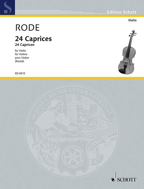 24 Caprices in form of Etudes, in all 24 Keys, for Violin. 9783795797065