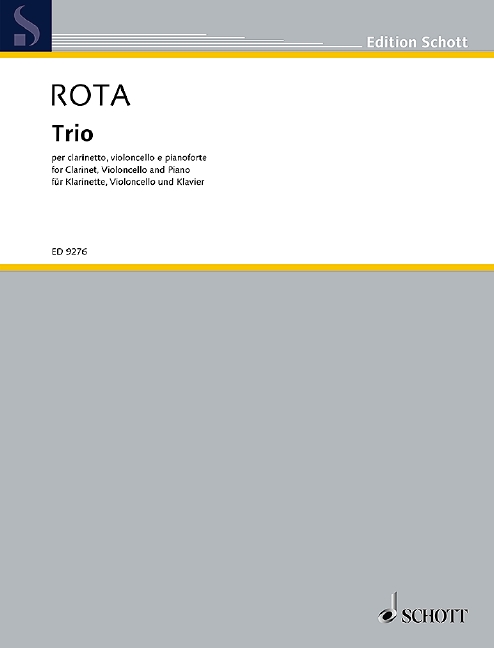 Trio, for clarinet, violoncello and piano