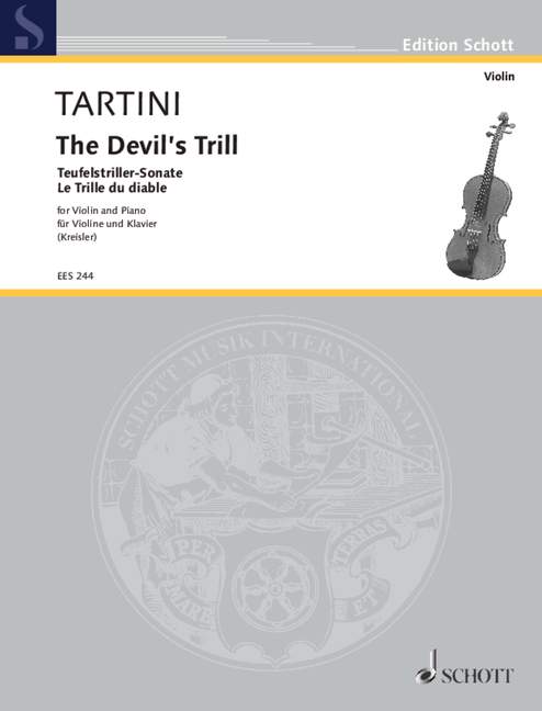 Sonate G (Teufelstriller), Violin and Piano. 9790200200225