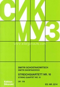 Streichquartett Nr. 10, String Quartet