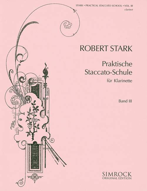 Practical Staccato School. Vol III. Exercises for the Highest Grade. Clarinet. 9790221102782