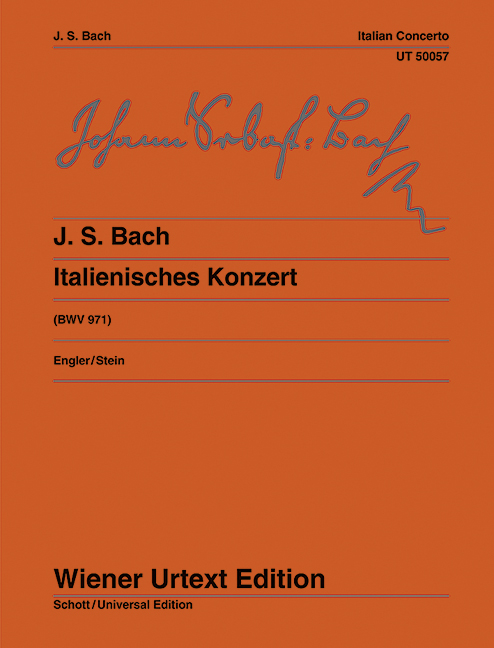 Italian Concerto BWV 971 = Italienisches Konzert BWV 971. 9783850550574