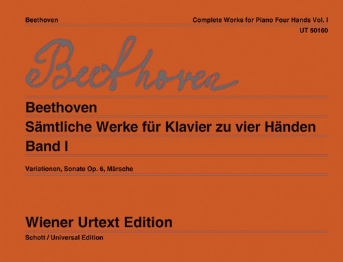 Complete Works for Piano Four Hands, vol. 1 = Sämtliche Werke für Klavier zu vier Händen, Band 1