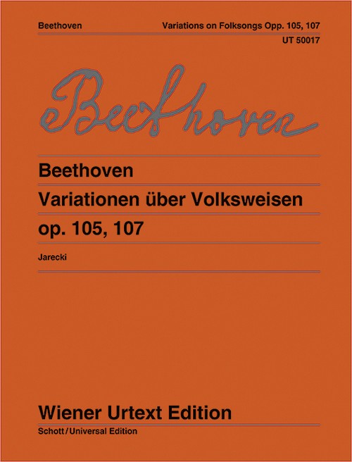 Variations on Folk Songs op. 105 + 107 = Variationen über Volksweisen op. 105 + 107. 9783850550161