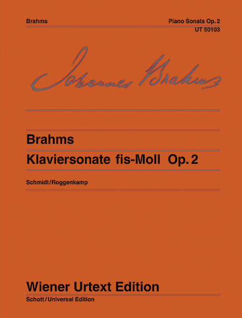 Piano Sonata op. 2 = Klaviersonate fis-Moll op. 2. 9783850550963