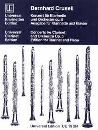 Concerto for Clarinet, Op. 5. Clarinet and Piano. 9783702416652