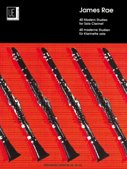 40 Modern Studies for Solo Clarinet. 9783702413859