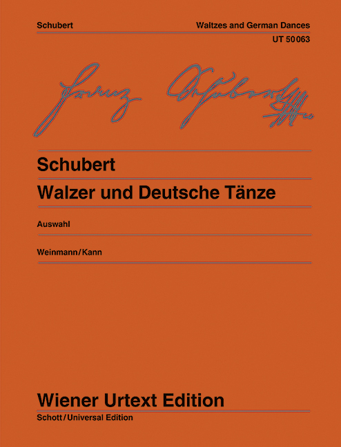 Waltzes and German Dances = Walzer und Deutsche Tänze