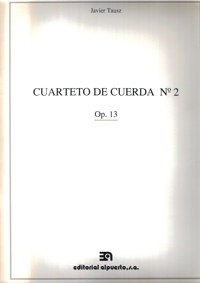 Cuarteto de cuerda nº 2, op. 13. 9788438103128