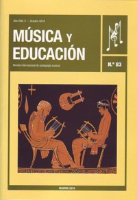 Música y Educación. Nº 83. Octubre 2010. 54228