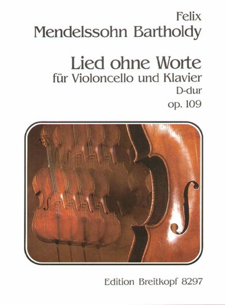 Lied ohne Worte, op. 109 MWV Q34, für Violoncello und Klavier