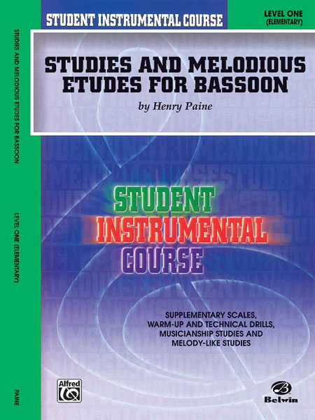 Studies and Melodious Etudes for Bassoon, Level 1 (Elementary). 9780757981609
